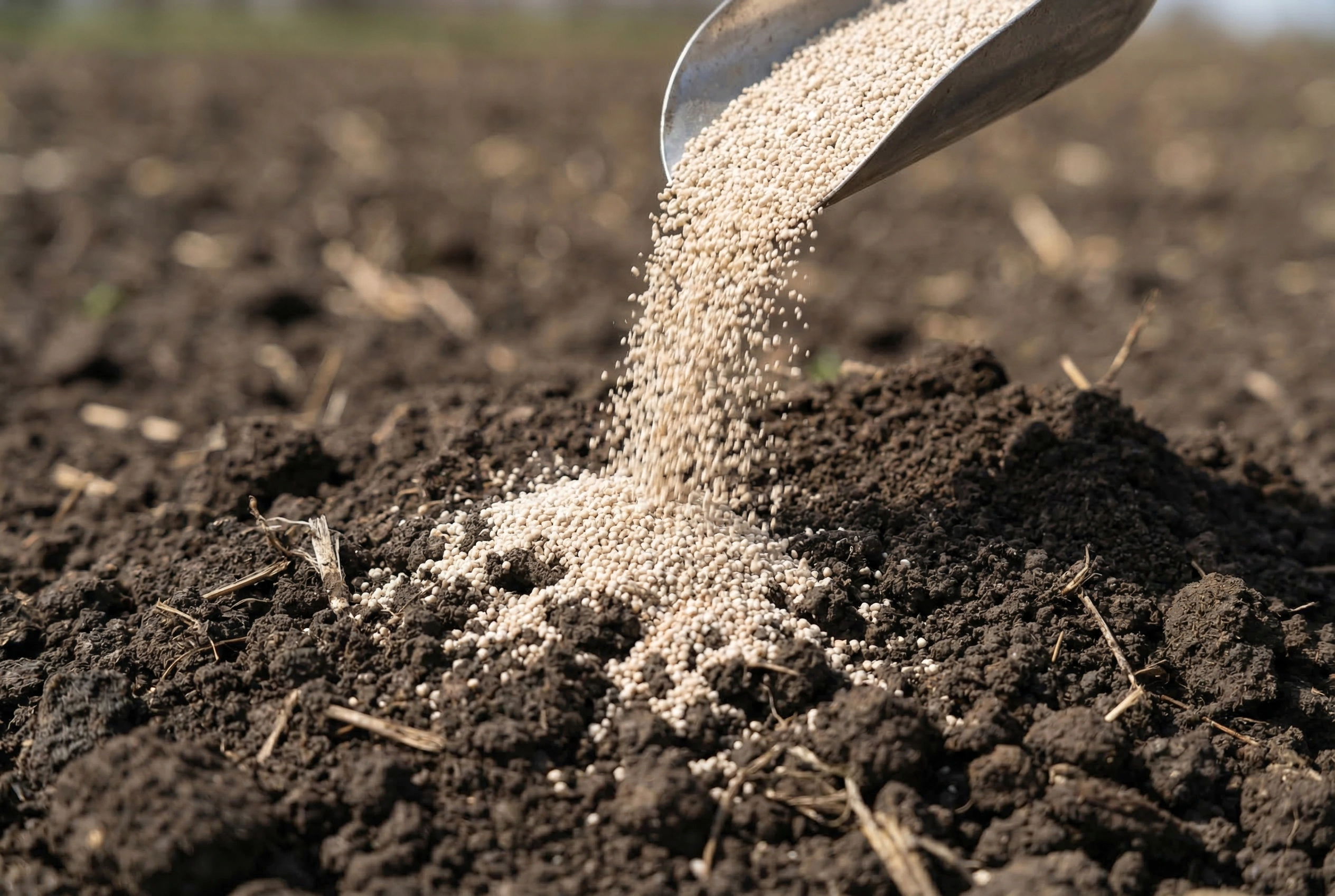 Внесение удобрений в почву